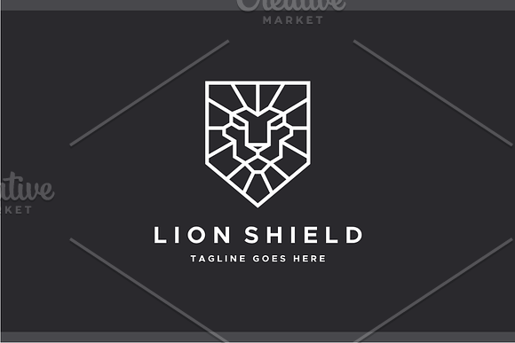 Lion Shield Logo in Logo Templates - product preview 3