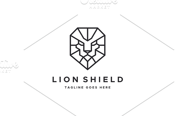 Lion Shield Logo in Logo Templates - product preview 2