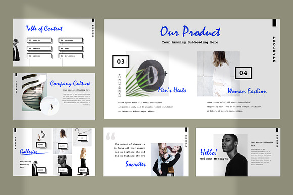 Standout - Powerpoint Presentation in PowerPoint Templates - product preview 1