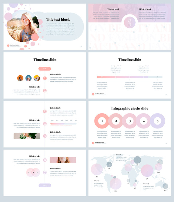 Beauty and Fashion Keynote Template in Keynote Templates - product preview 2