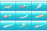 Water Transport Travel Means Boats