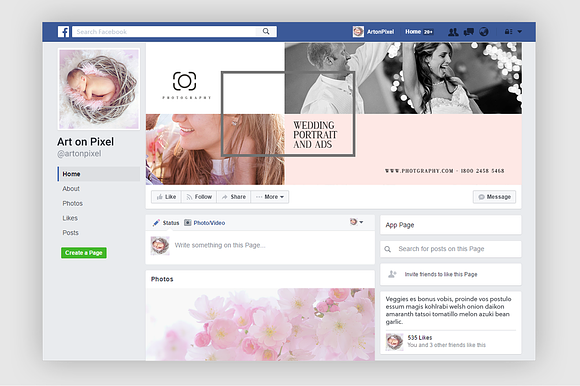 Modern Pastel Facebook Cover Pack in Facebook Templates - product preview 7