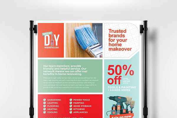 DIY Tool Supply Poster Template