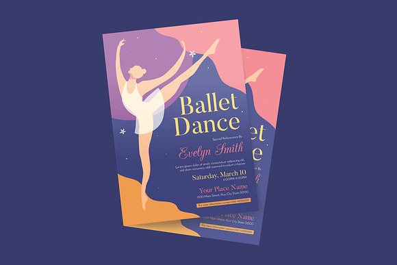 Ballet Dance Event Flyer in Flyer Templates - product preview 2