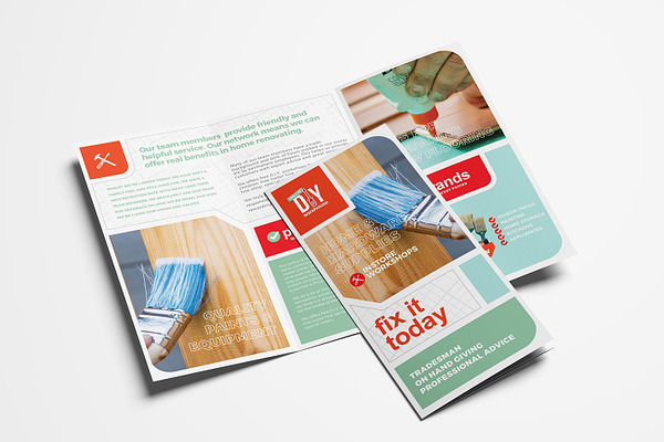 DIY Tool Supply Tri-Fold Brochure
