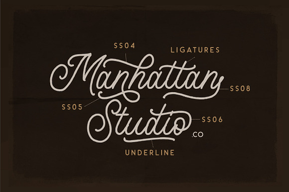 Headley - Vintage Font Duo (30% OFF) in Script Fonts - product preview 3
