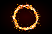 Ring of fire, vector