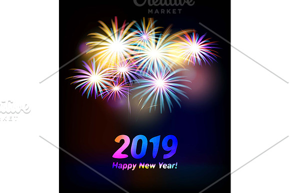 Happy New Year 2019! in Graphics - product preview 1