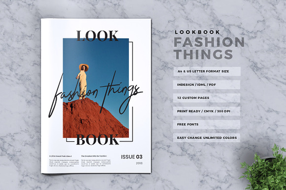 Fashion Things Lookbook in Brochure Templates - product preview 1