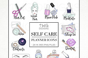 To Do Planner Task Icons Self Care