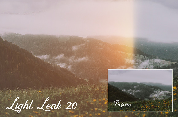 Retro light leaks in Objects - product preview 6