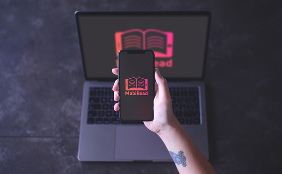 Mobiread Reading & Book App Logo in Logo Templates - product preview 1