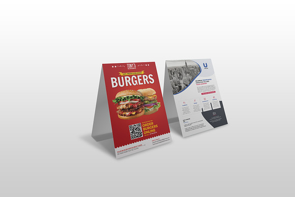 Table Tent Mock-Up V2 in Product Mockups - product preview 2
