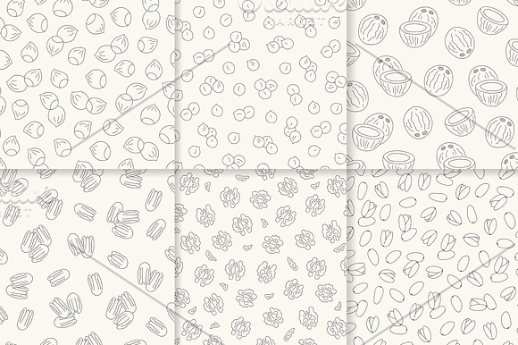 12 Nuts - illustration & patterns in Illustrations - product preview 4