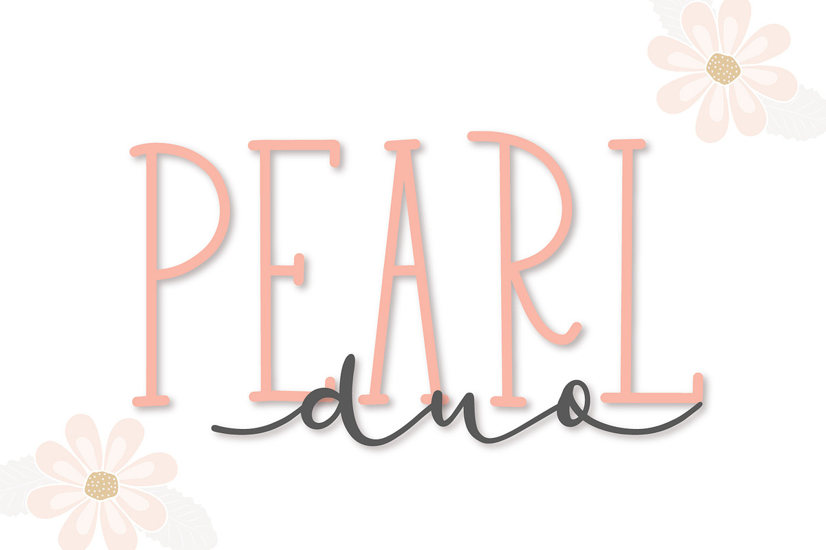 Pearl Duo - Script & Print in Script Fonts - product preview 8