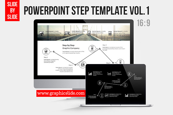 Powerpoint Step Template Vol.1 in PowerPoint Templates - product preview 4