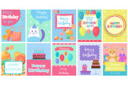 Cute Birthday card set.