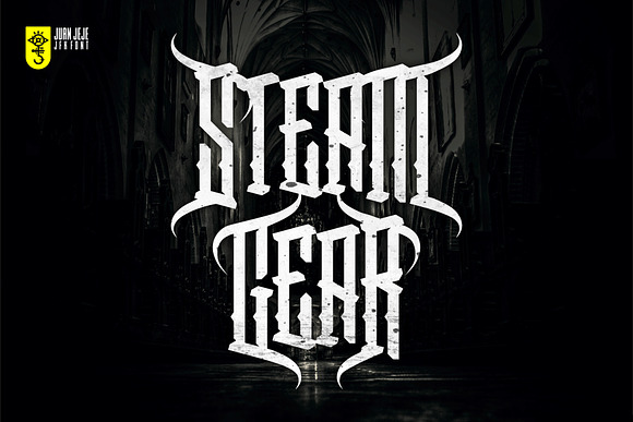 Steam Gear (Duo Font) SS in Blackletter Fonts - product preview 7