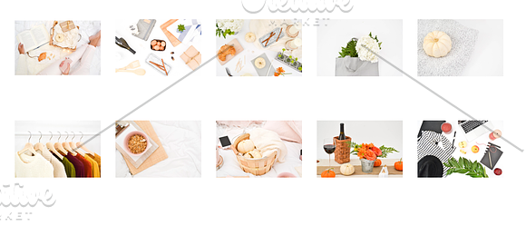 Fall, Autumn Pumpkin Photo Bundle in Social Media Templates - product preview 2