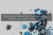 Cartoonish Cubes Backgrounds
