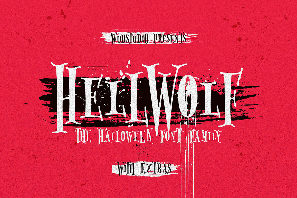 Hellwolf Typeface  in Serif Fonts - product preview 8