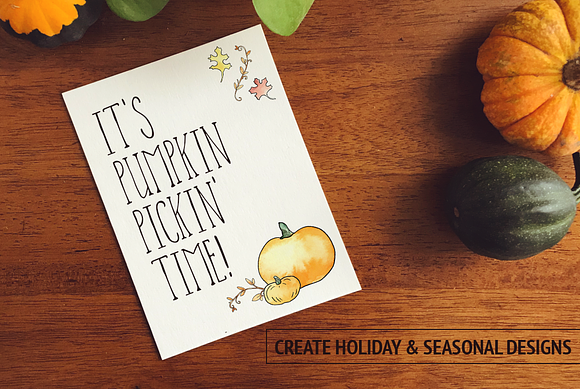 Seasons & Holiday Watercolor Pack in Illustrations - product preview 4