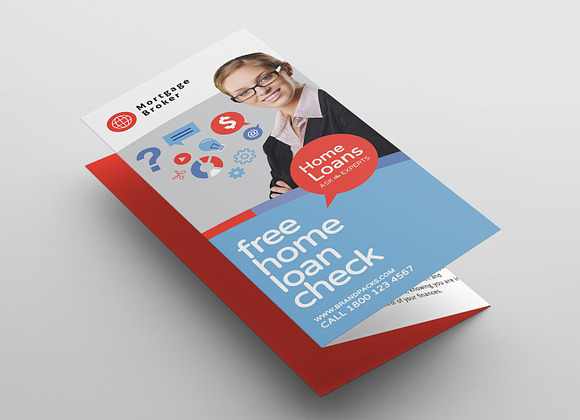 Corporate Trifold Brochure Template in Brochure Templates - product preview 2