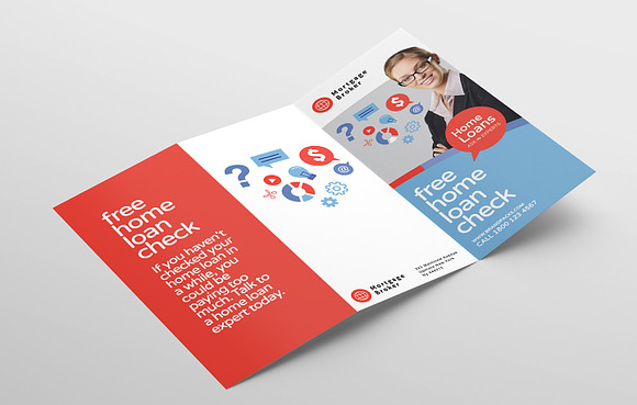 Corporate Trifold Brochure Template in Brochure Templates - product preview 3