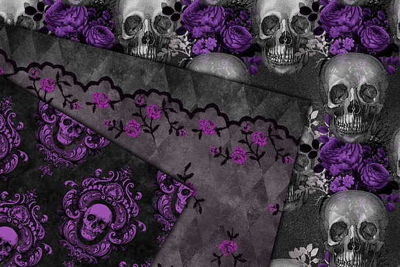 Vampire Mystique Digital Paper in Patterns - product preview 1