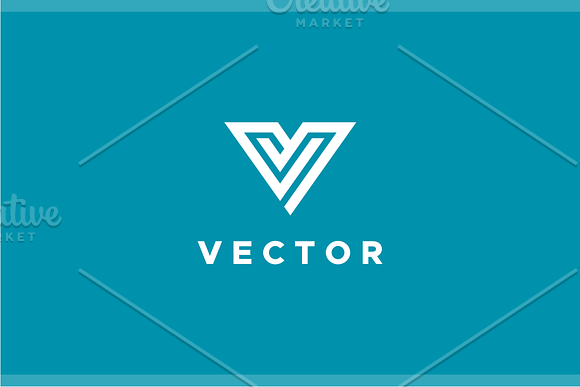 Letter V Logo in Logo Templates - product preview 1
