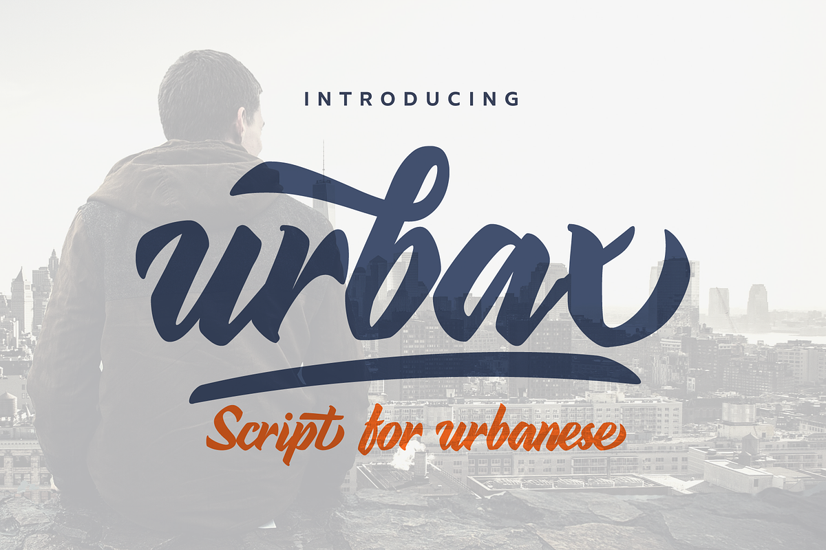 Urbax Script Font in Script Fonts - product preview 8