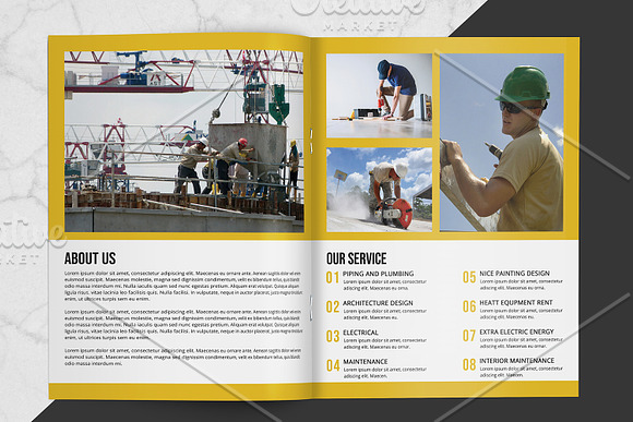 Construction Company Brochure V828 in Brochure Templates - product preview 2
