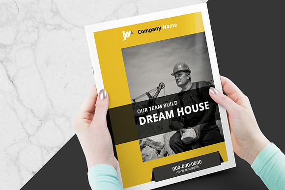 Construction Company Brochure V828 in Brochure Templates - product preview 5