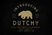 Dutchy - Vintage Type Family +Extras