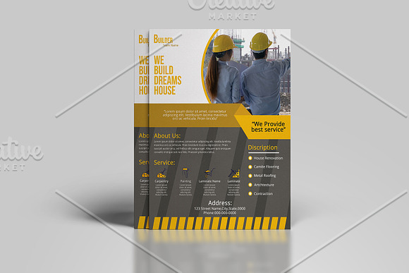 Construction Flyer V880 in Flyer Templates - product preview 2