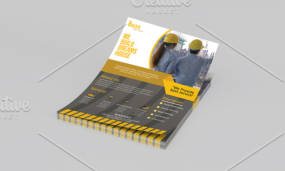 Construction Flyer V880 in Flyer Templates - product preview 3