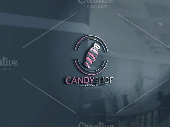 Candy Shop Logo in Logo Templates - product preview 1