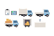 Cargo transport set, freight