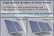 Solar Panels 10 Isolated Images