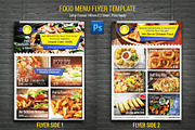 Food Menu Card Flyer Template