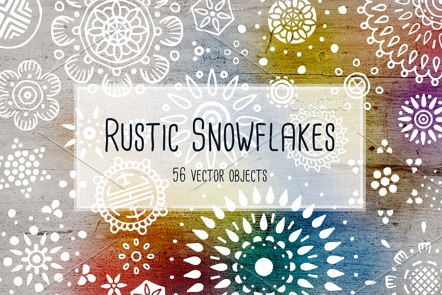 Rustic Snowflakes in Objects - product preview 8