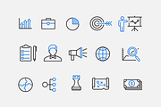 15 Business Strategy Icons