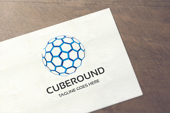 Cube Round Logo in Logo Templates - product preview 2