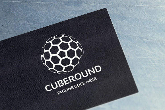 Cube Round Logo in Logo Templates - product preview 3