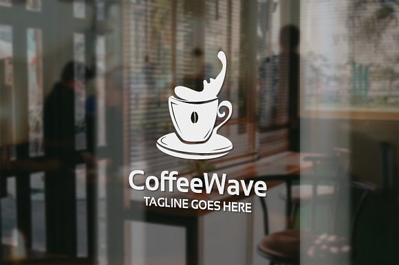 Coffee Wave Logo in Logo Templates - product preview 1