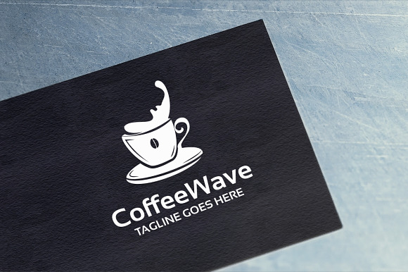 Coffee Wave Logo in Logo Templates - product preview 3