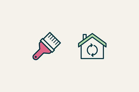 15 House Renovation Icons in Icons - product preview 1