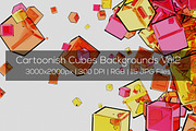 Cartoonish Cubes Backgrounds Vol2