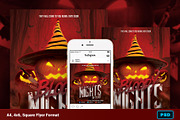 Bloody Nights Halloween Flyer