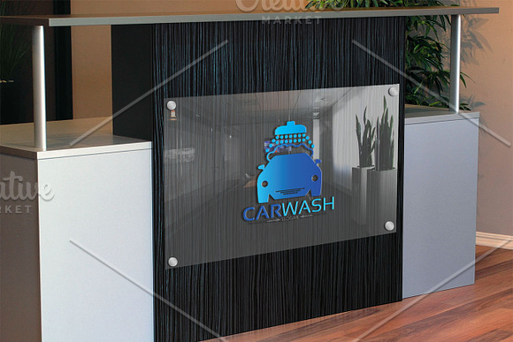 Car Wash Version2 Logo in Logo Templates - product preview 2